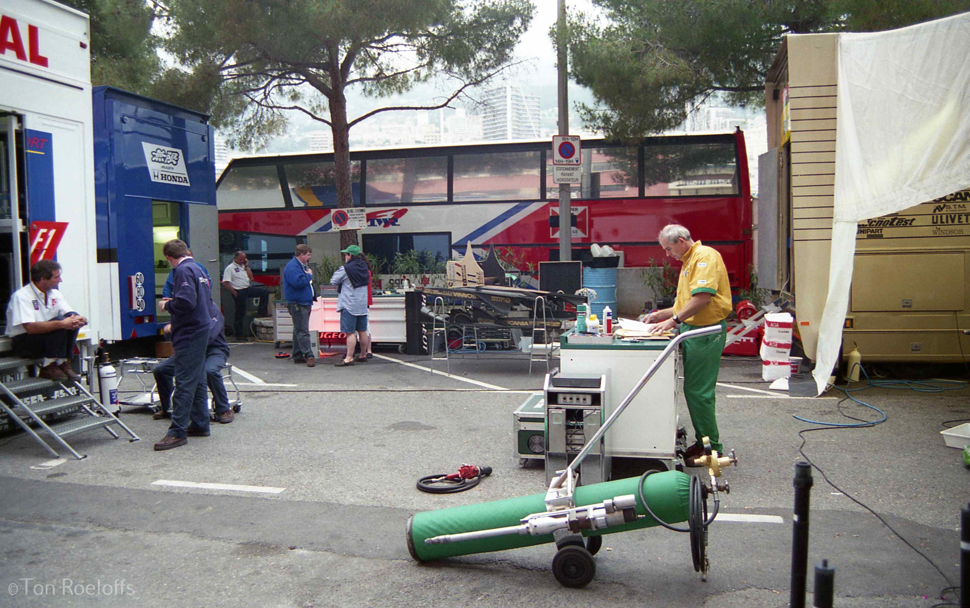 Verstappen pitbox